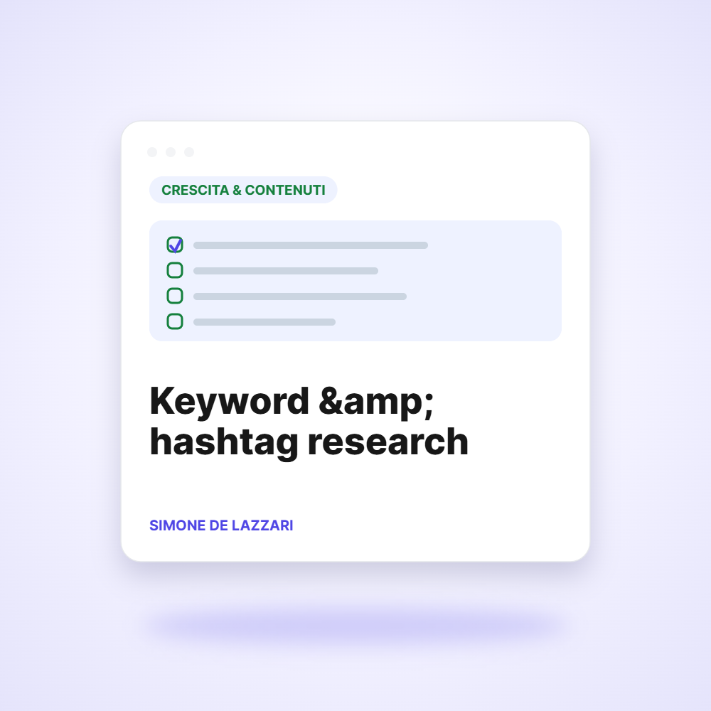 Keyword & hashtag research – Organic Clout Agency