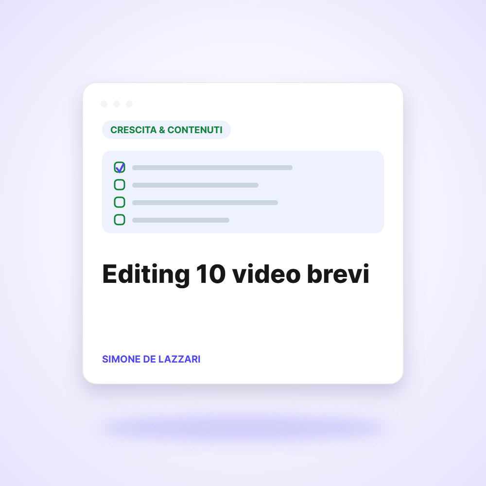 Editing 10 video brevi – Organic Clout Agency