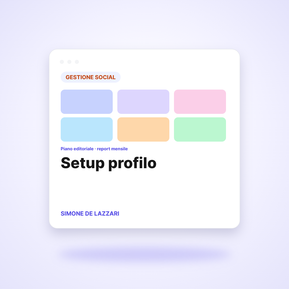 Setup profilo (una tantum) – Organic Clout Agency