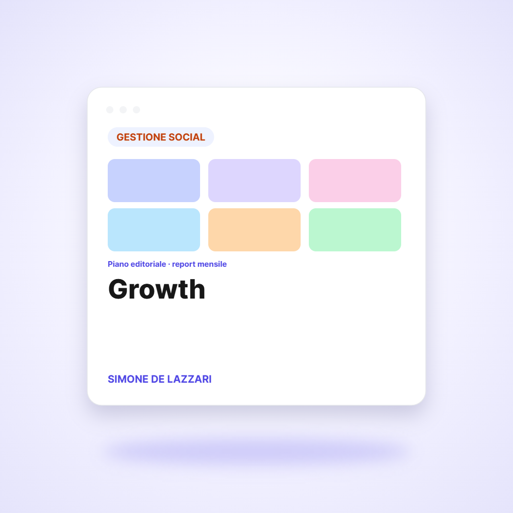 Growth – 1 piattaforma, 16 post/mese – Organic Clout Agency