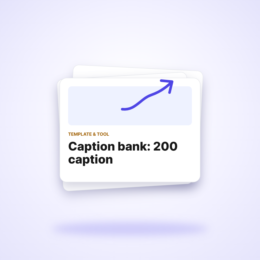 Caption bank: 200 caption – Organic Clout Agency