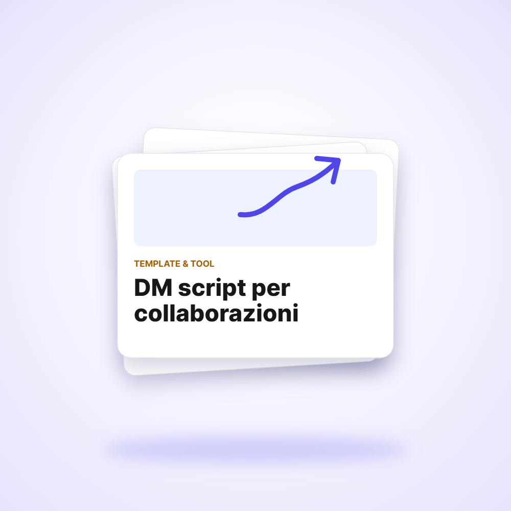 DM script per collaborazioni – Organic Clout Agency